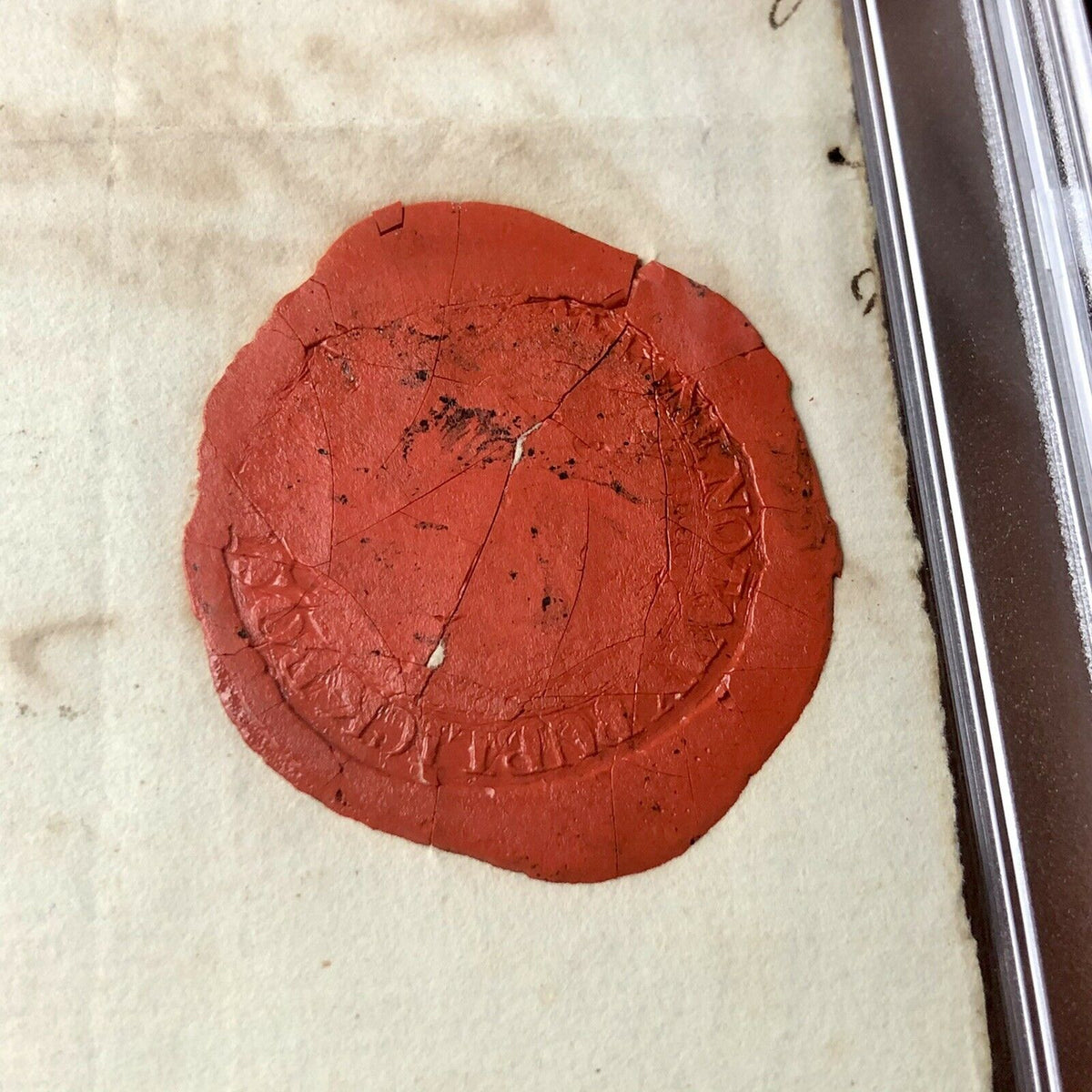 JOHN HANCOCK * PSA/DNA Slab * Handwritten Autograph Signed Encapsulated *