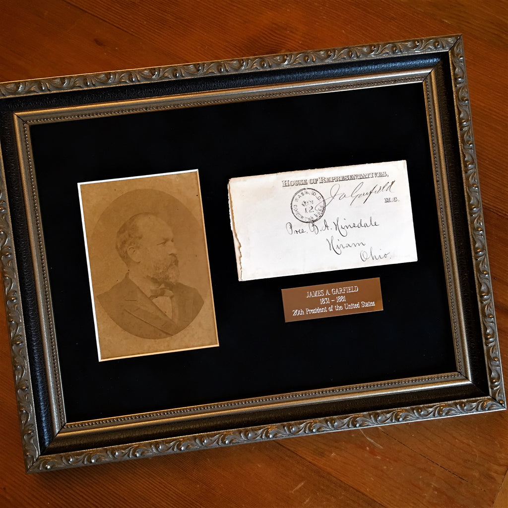JAMES A. GARFIELD * Rare AUTOGRAPH Signed * Free Frank Envelope * President