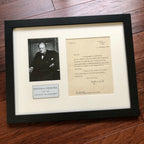 WINSTON S CHURCHILL * JSA LOA * Signed Letter Re: Military Battle Autograph *