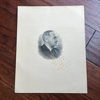 HARRY TRUMAN * JSA LOA * Signed 11x14 Engraving Autograph Official BEP Portrait