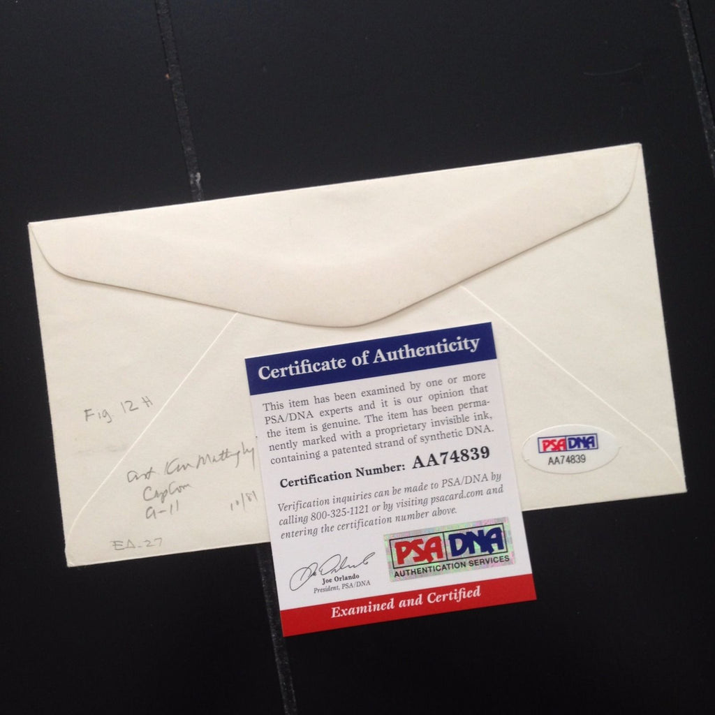 KEN MATTINGLY * autograph SIGNED * PSA/DNA * FIRST DAY COVER * Apollo 16 * NASA