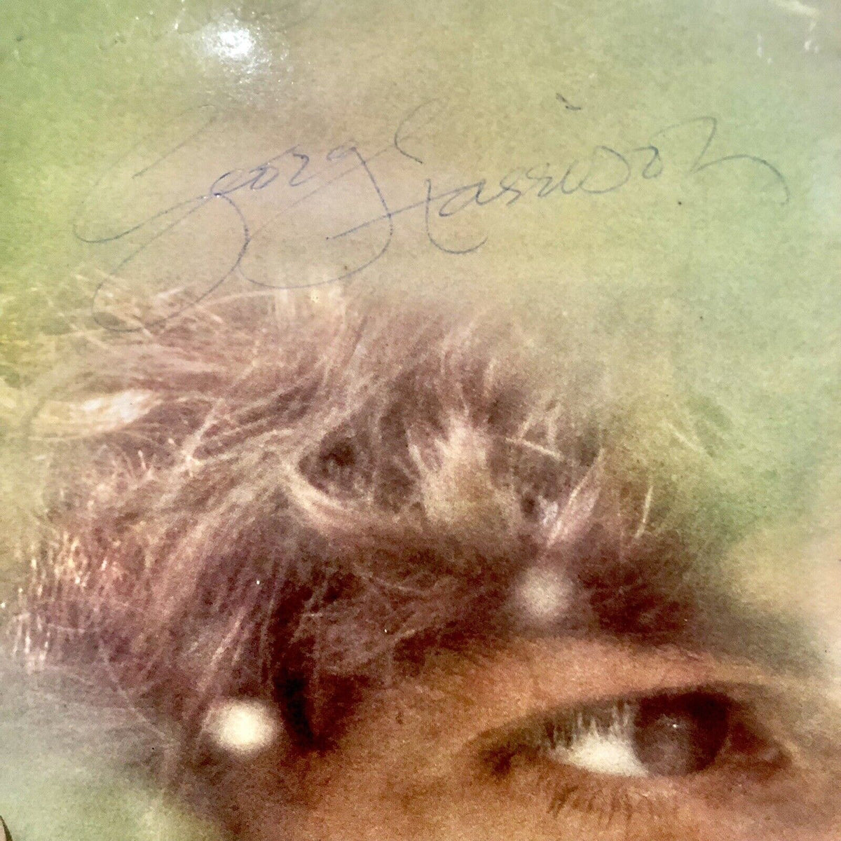 GEORGE HARRISON * PSA/DNA LOA * Autograph Self Titled LP Signed Album Beatles