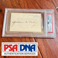 WILLIAM MCKINLEY * PSA/DNA Slab * Signed White House Card Autograph Signature