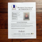 THOMAS EDISON * BAS BECKETT MINT 9 * Signed Unpersonalized Bust Photo Autograph