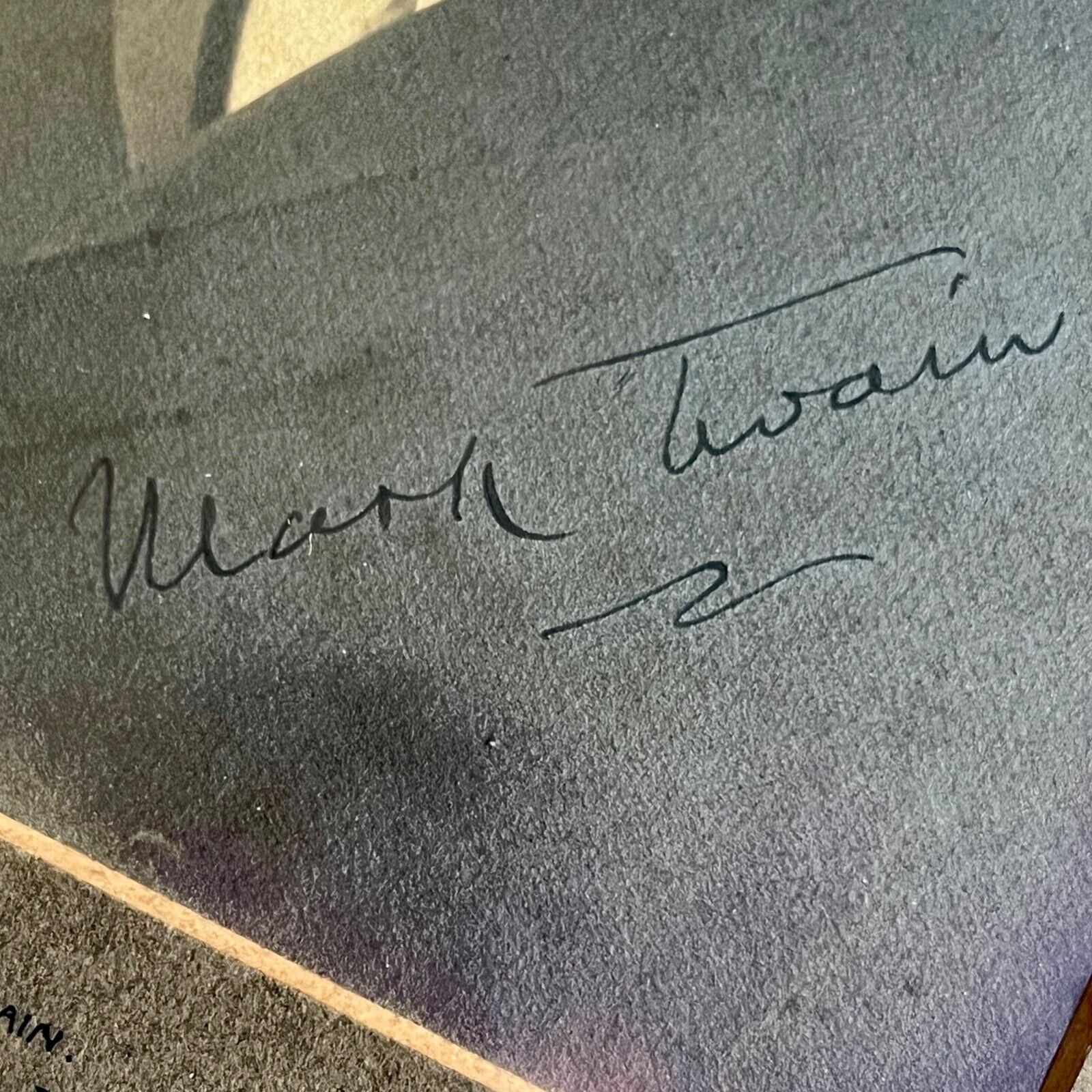 MARK TWAIN / SAMUEL L. CLEMENS * JSA * Autograph 'Savage Club' Photo Signed