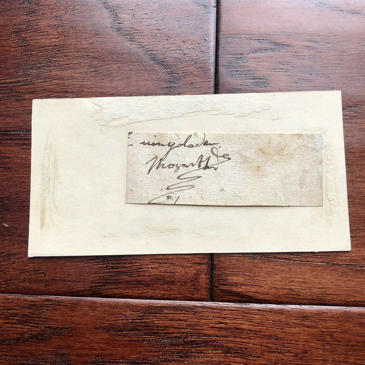 WOLFGANG AMADEUS MOZART * PSA/DNA * Autograph Cut Signature Signed * Requiem