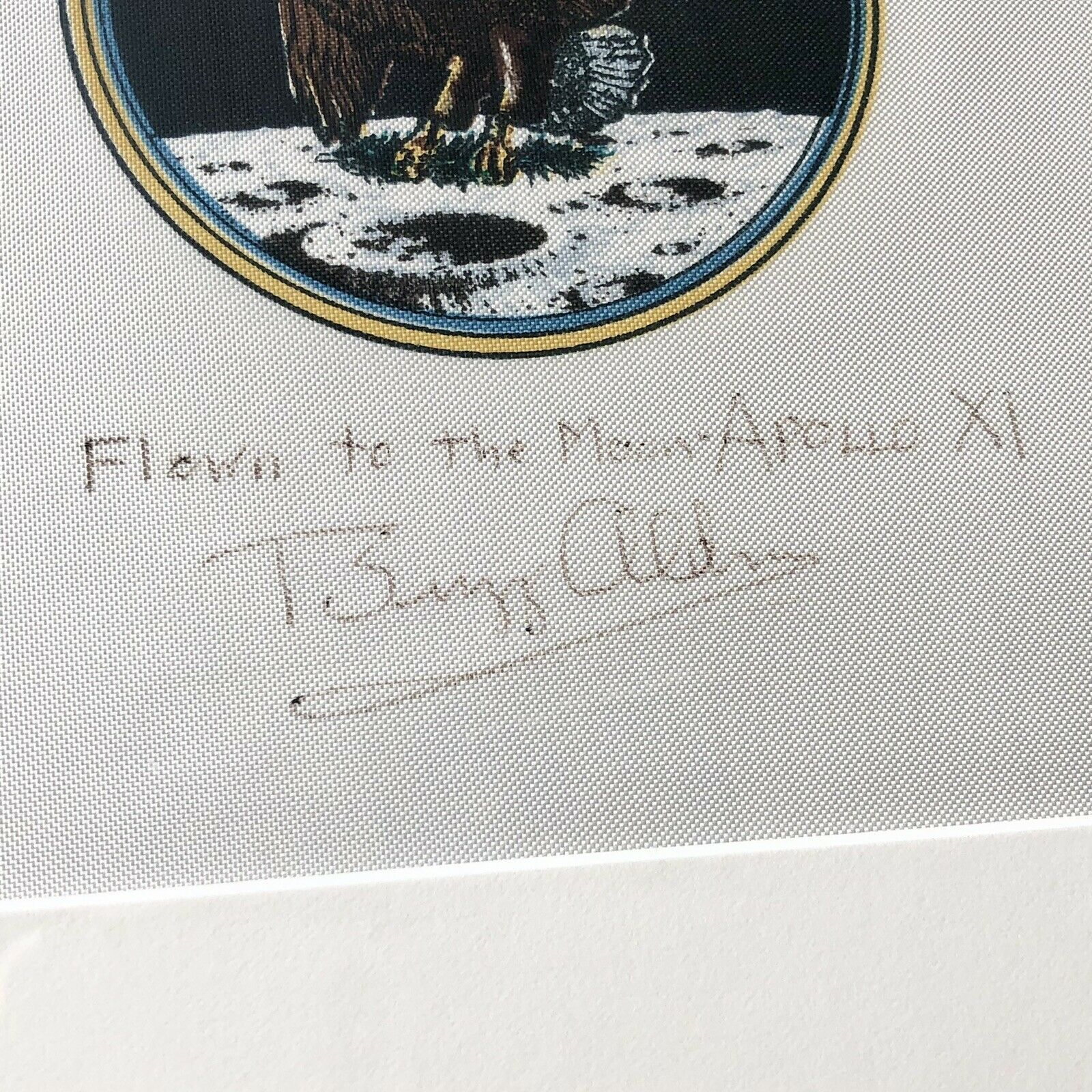 BUZZ ALDRIN * Apollo 11 Flown Signed Beta Cloth * Aldrin Personal Collection