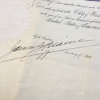 JAMES A. GARFIELD * Scarce AUTOGRAPH AS PRESIDENT * Partial SIGNED Appointment