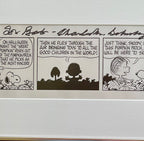 CHARLES M. SCHULZ * PSA * Autograph SNOOPY "Great Pumpkin" Strip Signed Peanuts