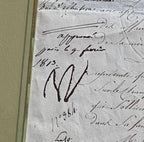 NAPOLEON BONAPARTE * PSA/DNA * Autograph Document Signed Approving Leave