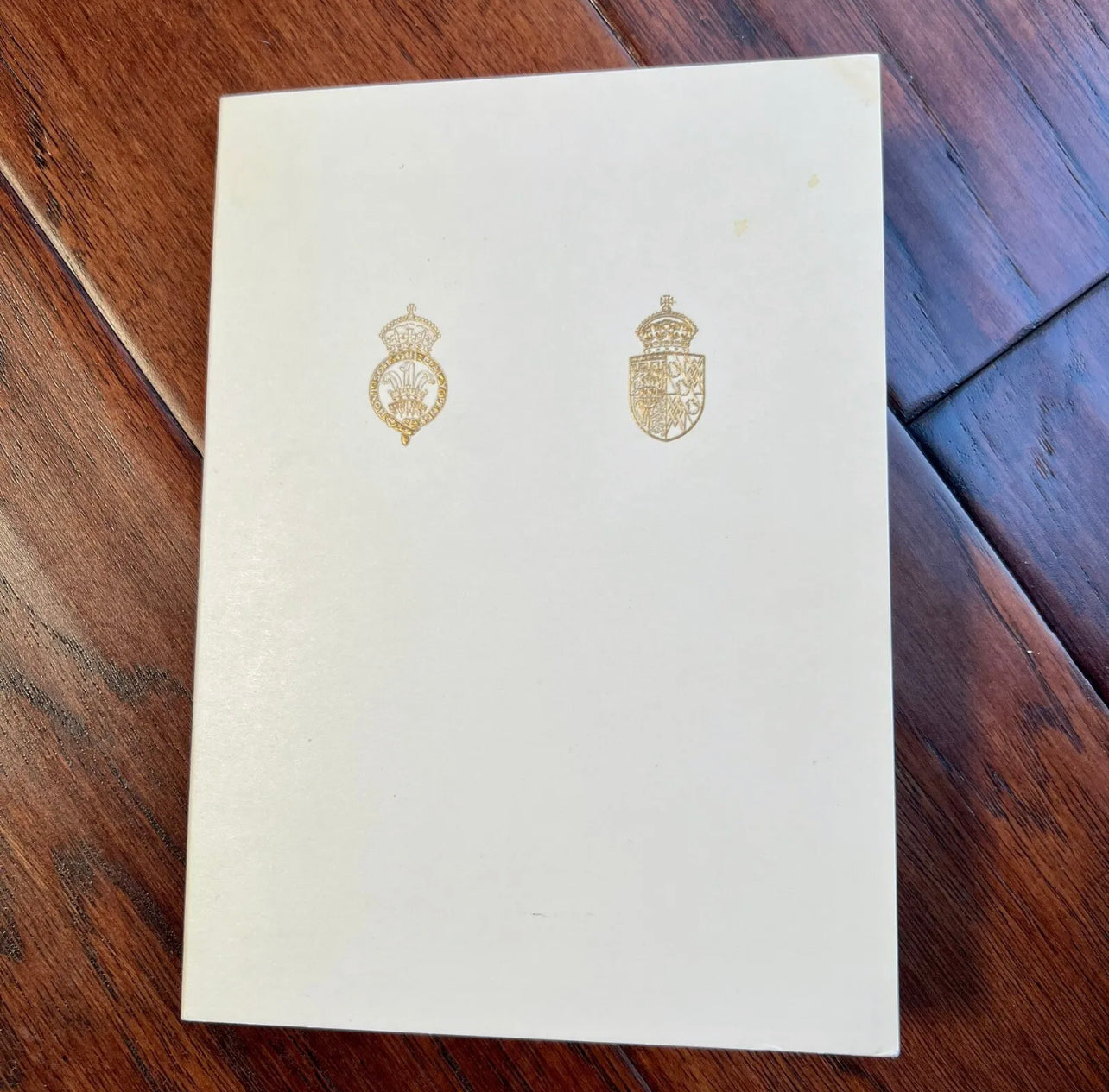 KING CHARLES III and PRINCESS DIANA * JSA * Signed 1983 Christmas Card Autograph