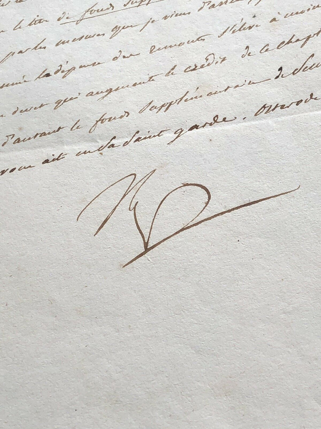 NAPOLEON BONAPARTE * PSA/DNA * AUTOGRAPH Letter Signed AS EMPEROR * War Budget