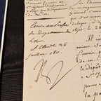 NAPOLEON BONAPARTE * AUTOGRAPH Signed at SAINT CLOUD * 1811 * re: Army Deserters