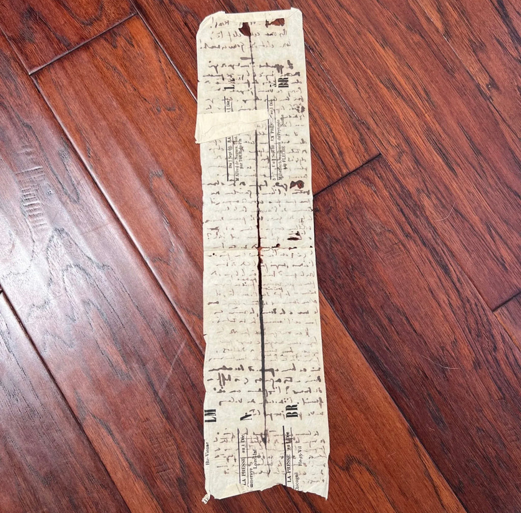VICTOR HUGO * PSA/DNA * “LES MISERABLES” Handwritten Autograph Draft Not Signed