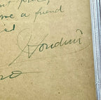 HARRY HOUDINI * PSA * Autograph Humorous Note Signed * Magician & Escape Artist