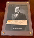 WILLIAM McKINLEY * AUTOGRAPH Cut Signed * McKinley Family Collection COA