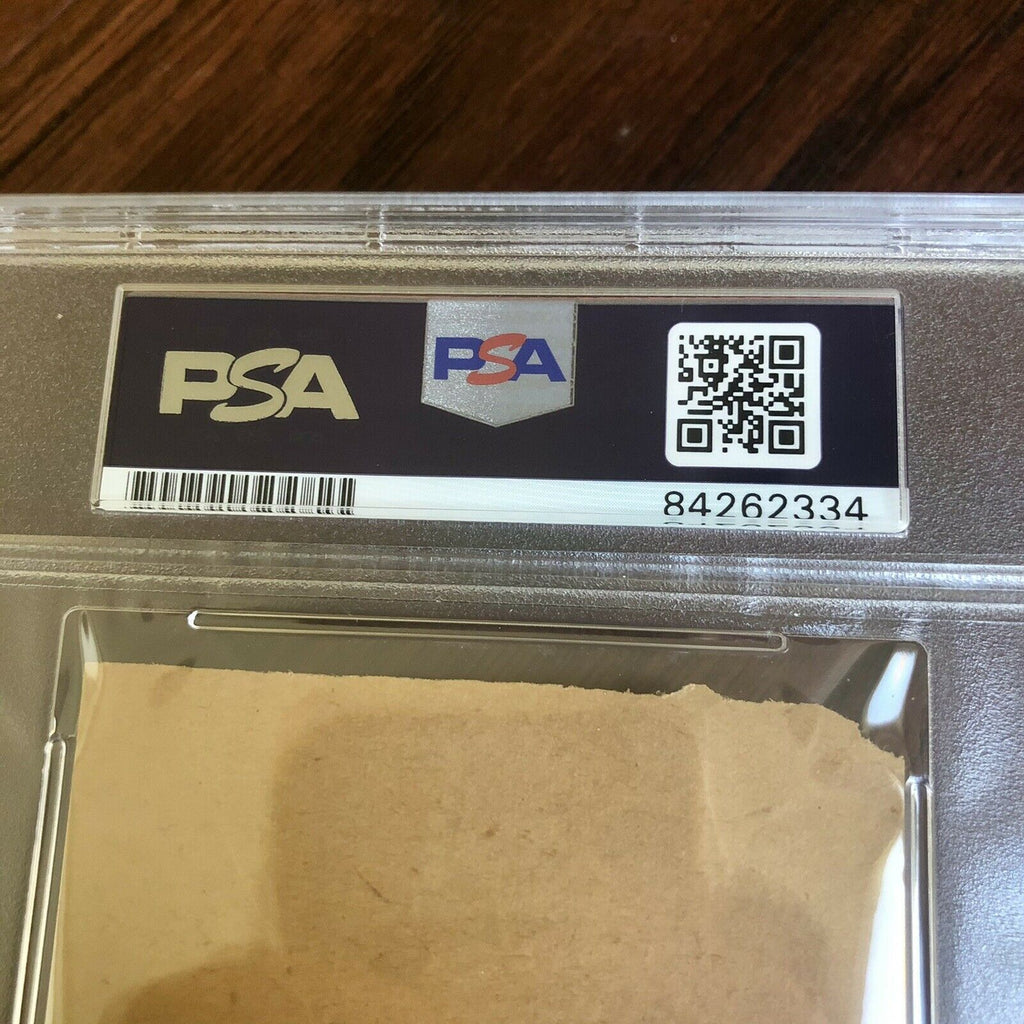 Thomas Edison * PSA/DNA Slab * "Sell Records" Autograph Handwritten Note Signed