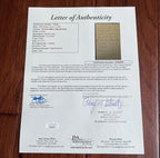 THOMAS EDISON * JSA LOA * Handwritten Autograph Letter Signed Hiring Salesman