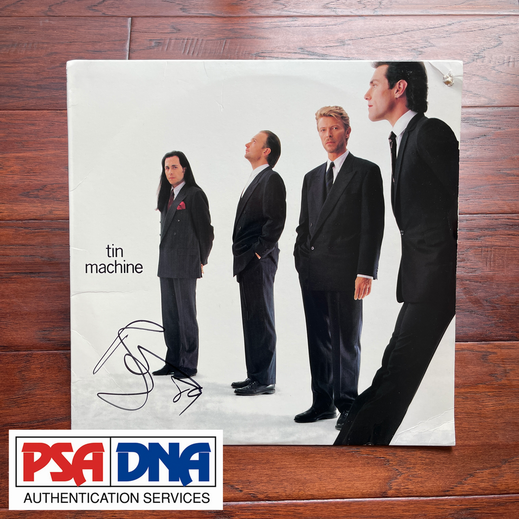DAVID BOWIE * PSA/DNA * Signed TIN MACHINE LP Autograph Album Record