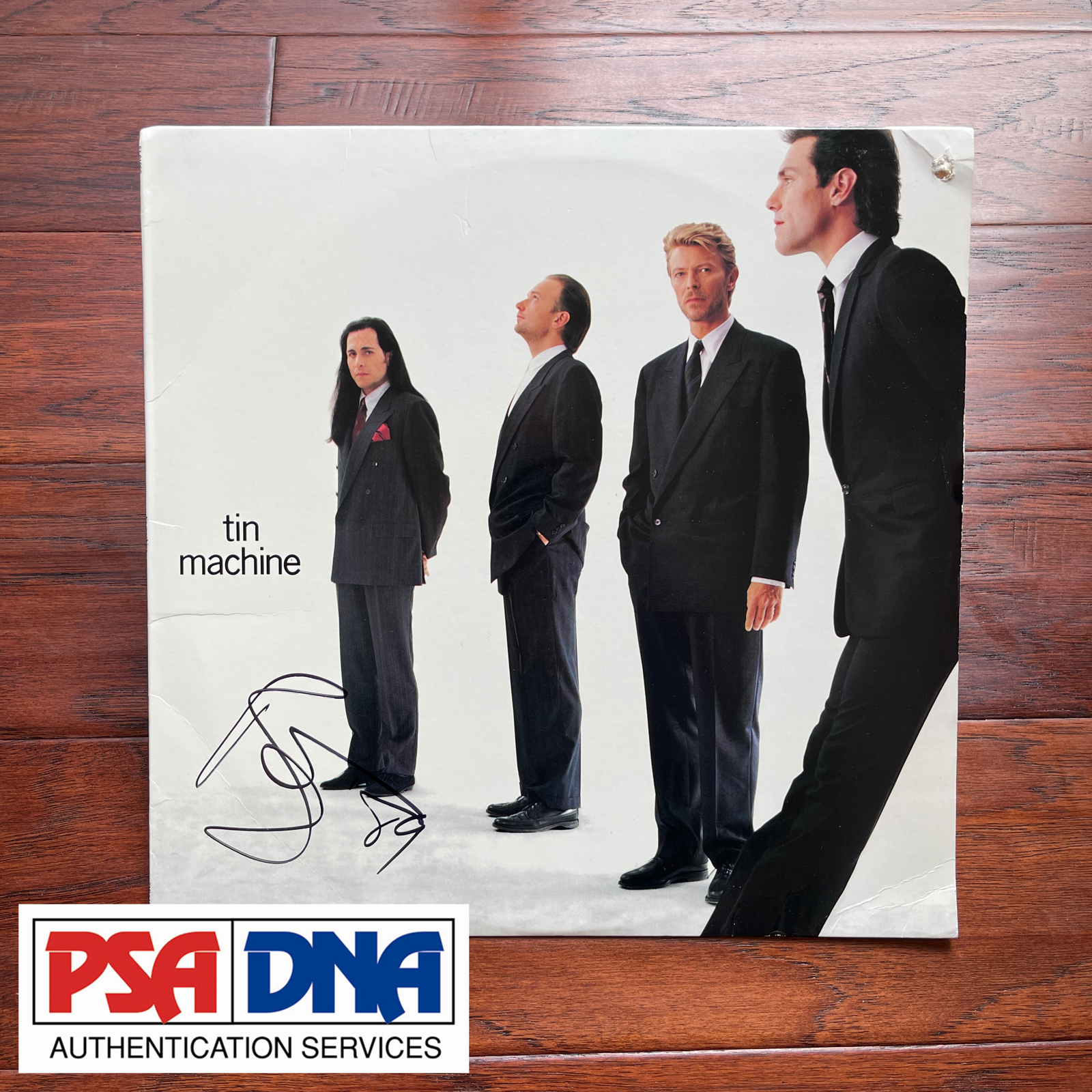 DAVID BOWIE * PSA/DNA * Signed TIN MACHINE LP Autograph Album Record