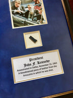 PREORDER: JOHN F. KENNEDY * Genuine Dallas ASSASSINATION LIMO INTERIOR LEATHER *