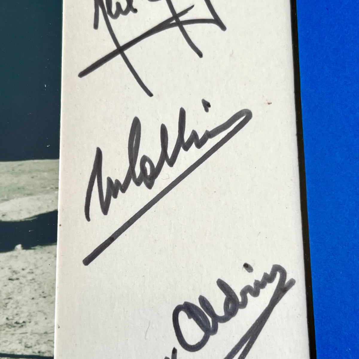 APOLLO 11 * PSA * 1969 Crew Signed Autograph Photo * Neil Armstrong Buzz Aldrin