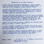 CHARLIE DUKE * JSA LOA * Lunar Voyager Autograph Letter Signed * Apollo 16