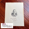 HERBERT HOOVER * JSA * Signed 11x14 Engraving Autograph Official BEP Portrait