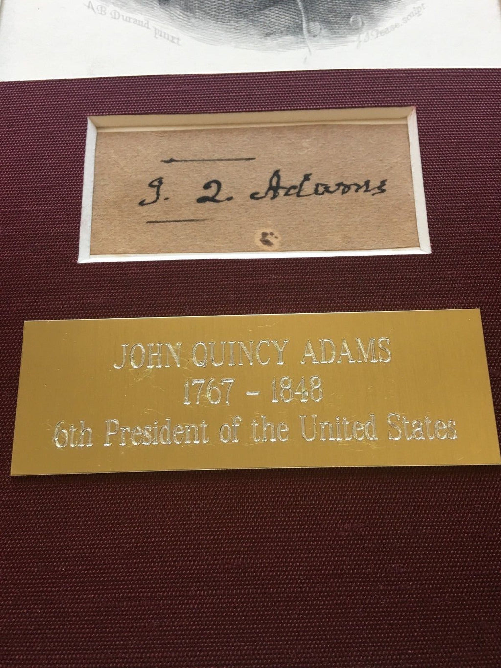 JOHN QUINCY ADAMS * PSA/DNA * Authentic AUTOGRAPH * SIGNED Clipped Free Frank