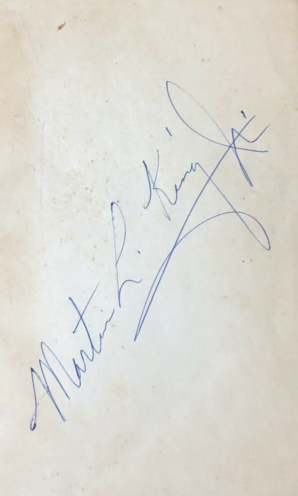MARTIN LUTHER KING JR. * JSA LOA * Hand Signed Stride Toward Freedom Autograph