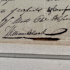 WILLIAM CLARK * PSA/DNA * Lewis & Clark Handwritten Autograph Letter Signed