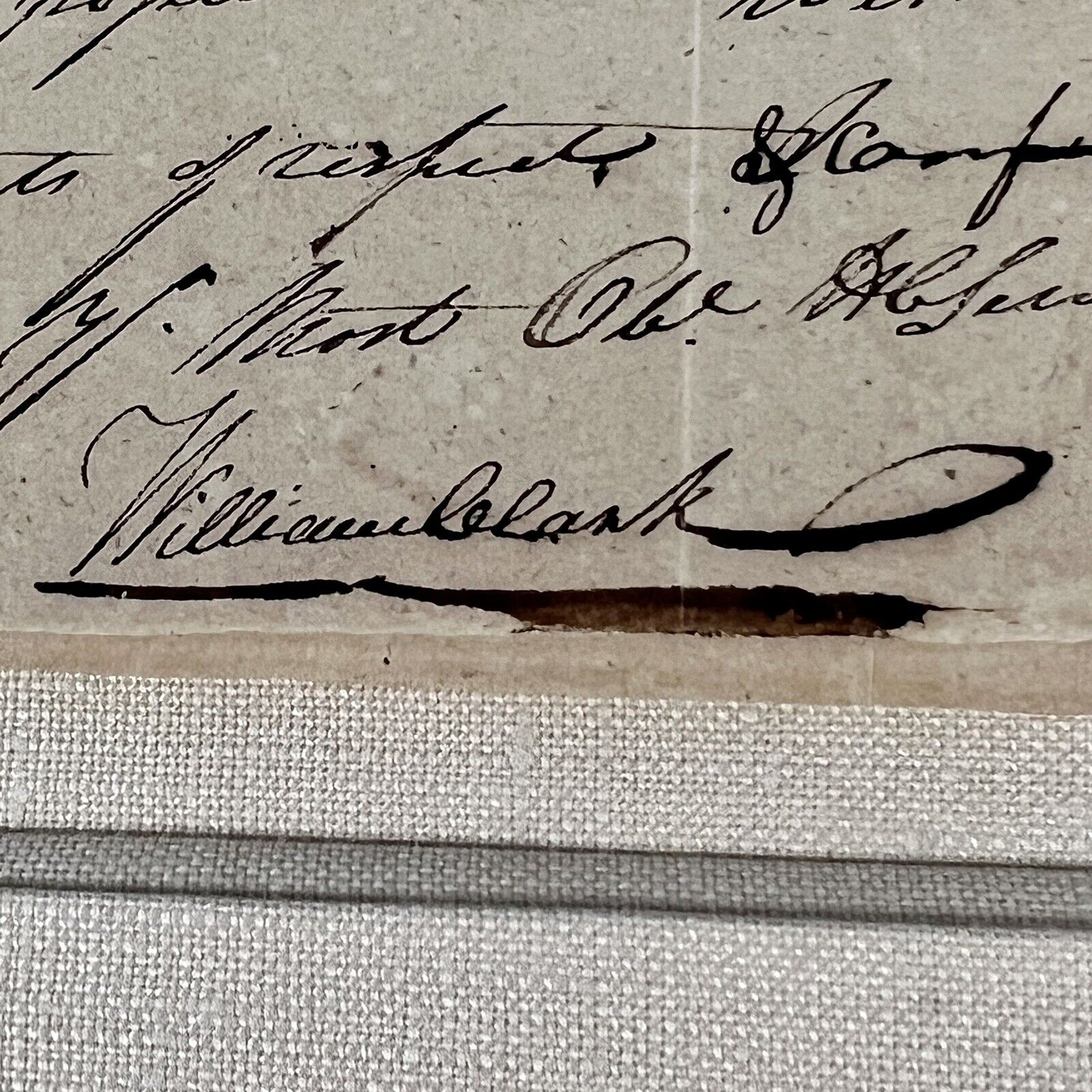 WILLIAM CLARK * PSA/DNA * Lewis & Clark Handwritten Autograph Letter Signed