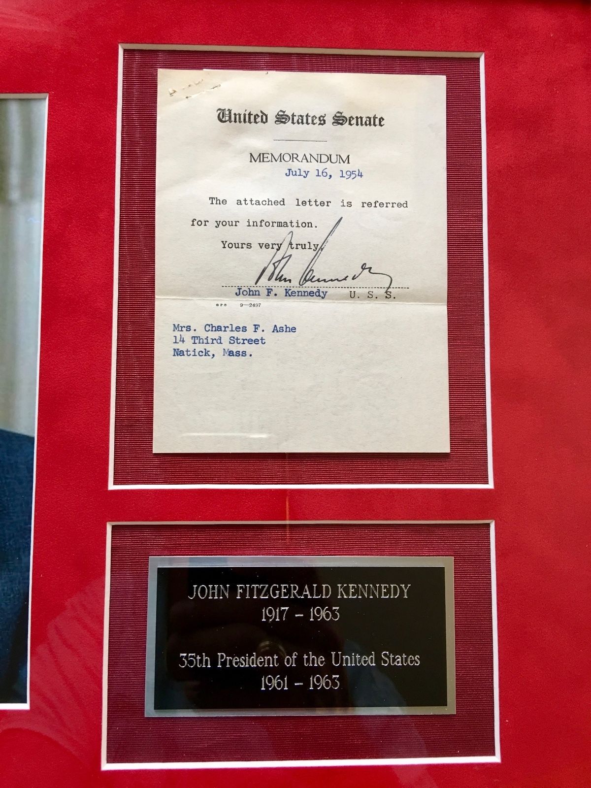 JOHN F. KENNEDY * JSA COA * Scarce Authentic JFK AUTOGRAPH Signed *