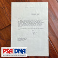 ROBERT F KENNEDY * PSA * Signed Autograph Re: Nepotism and Turning the FBI Loose
