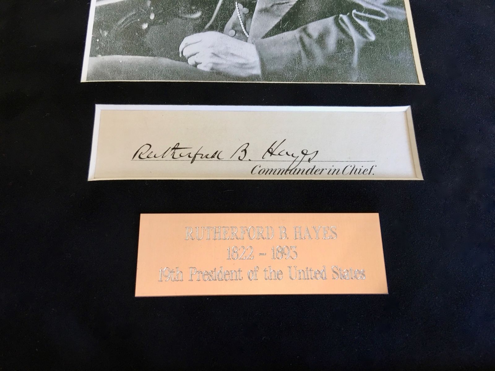 RUTHERFORD B. HAYES * Scarce Full Autograph Signed ** as PRESIDENT **