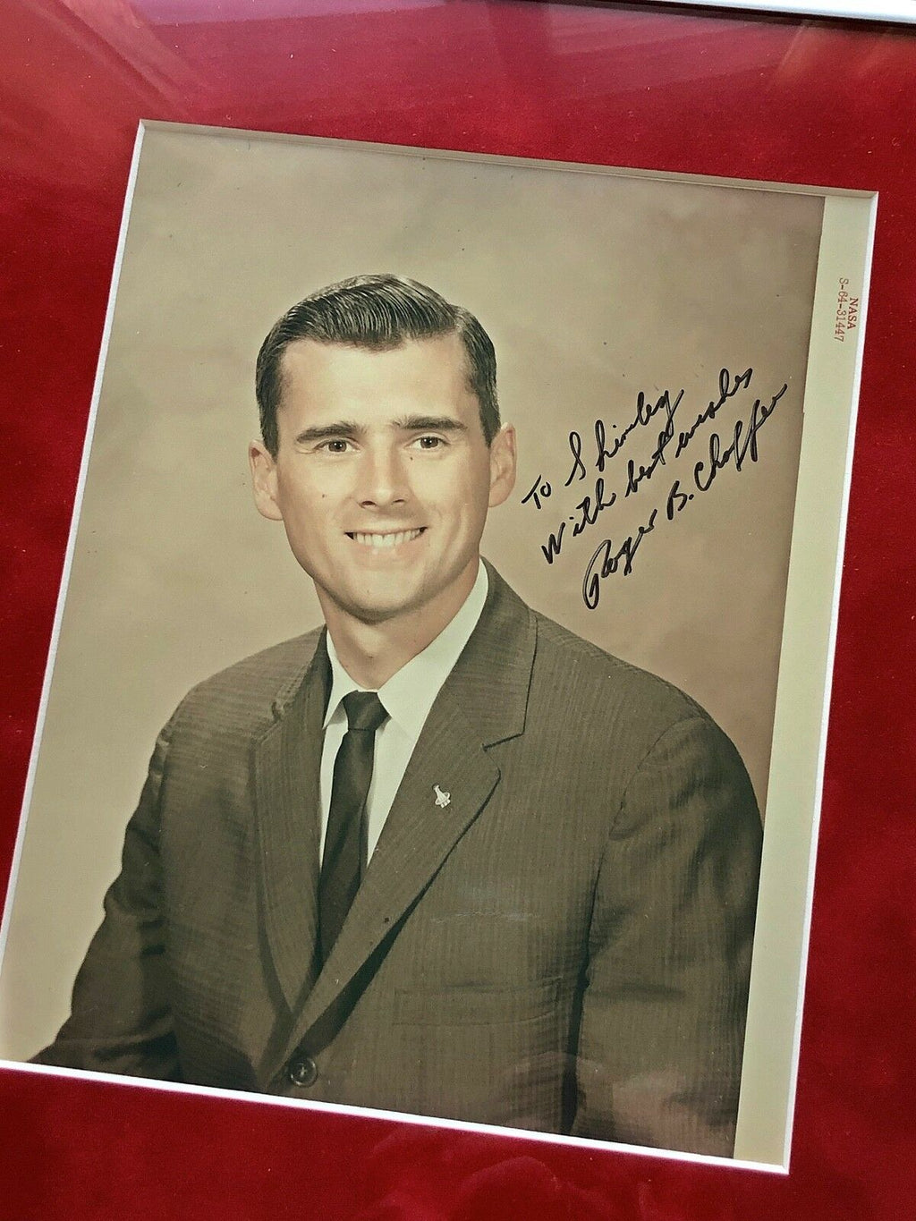 ROGER CHAFFEE * Zarelli LOA * PSA * NASA Red Number ** APOLLO 1 Autograph SIGNED
