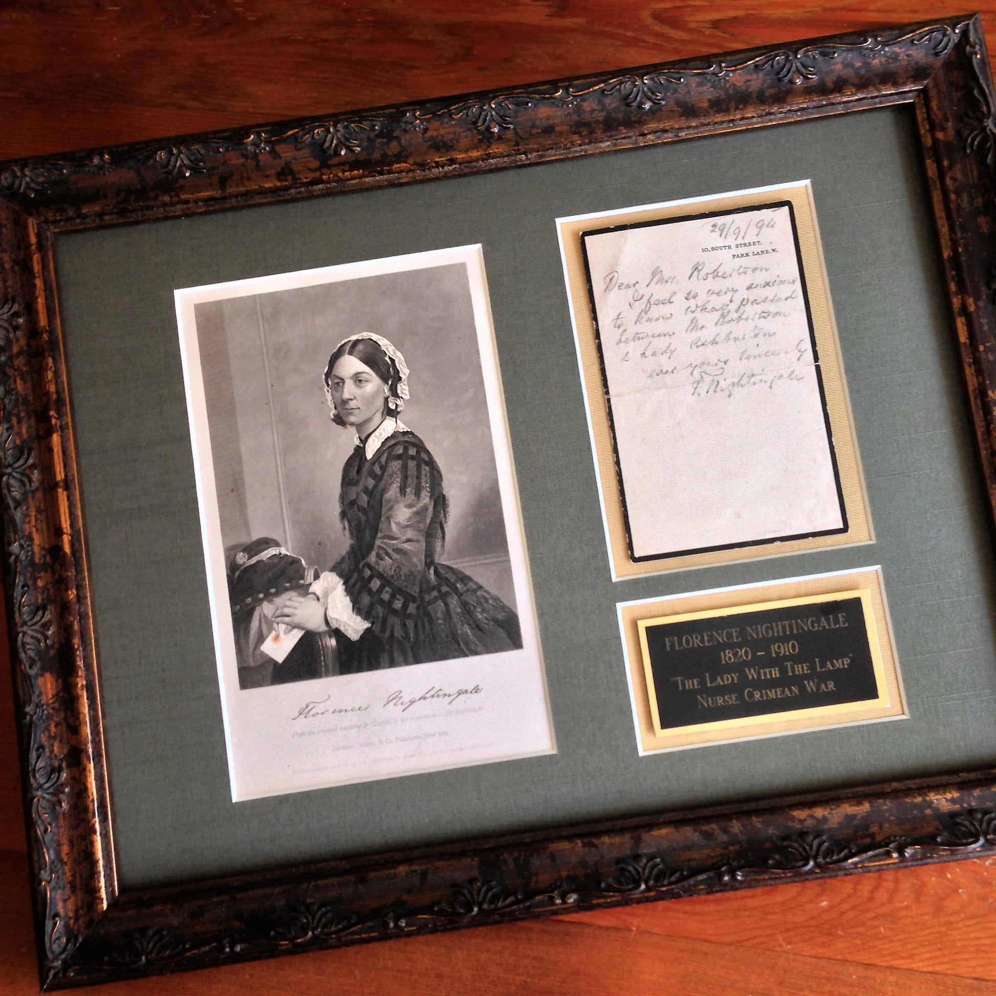 War Nurse Florence Nightingale ALS