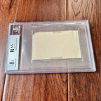 PAUL MCCARTNEY * BAS BECKETT SLAB * AUTOGRAPH CUT SIGNATURE SIGNED * THE BEATLES