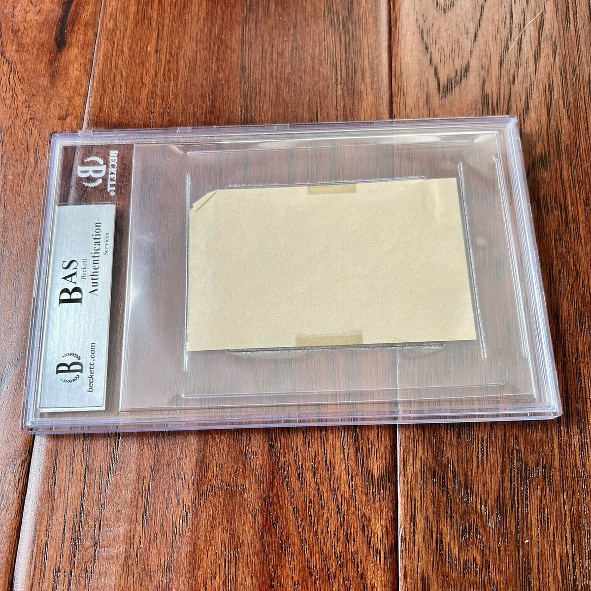 PAUL MCCARTNEY * BAS BECKETT SLAB * AUTOGRAPH CUT SIGNATURE SIGNED * THE BEATLES