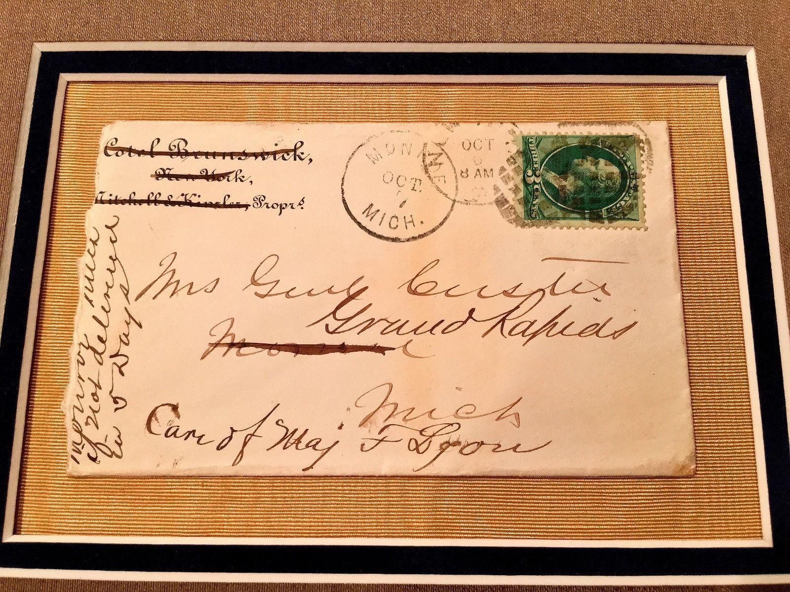 GEORGE CUSTER * Handwritten AUTOGRAPH SIGNED * Last Stand * Little Big Horn