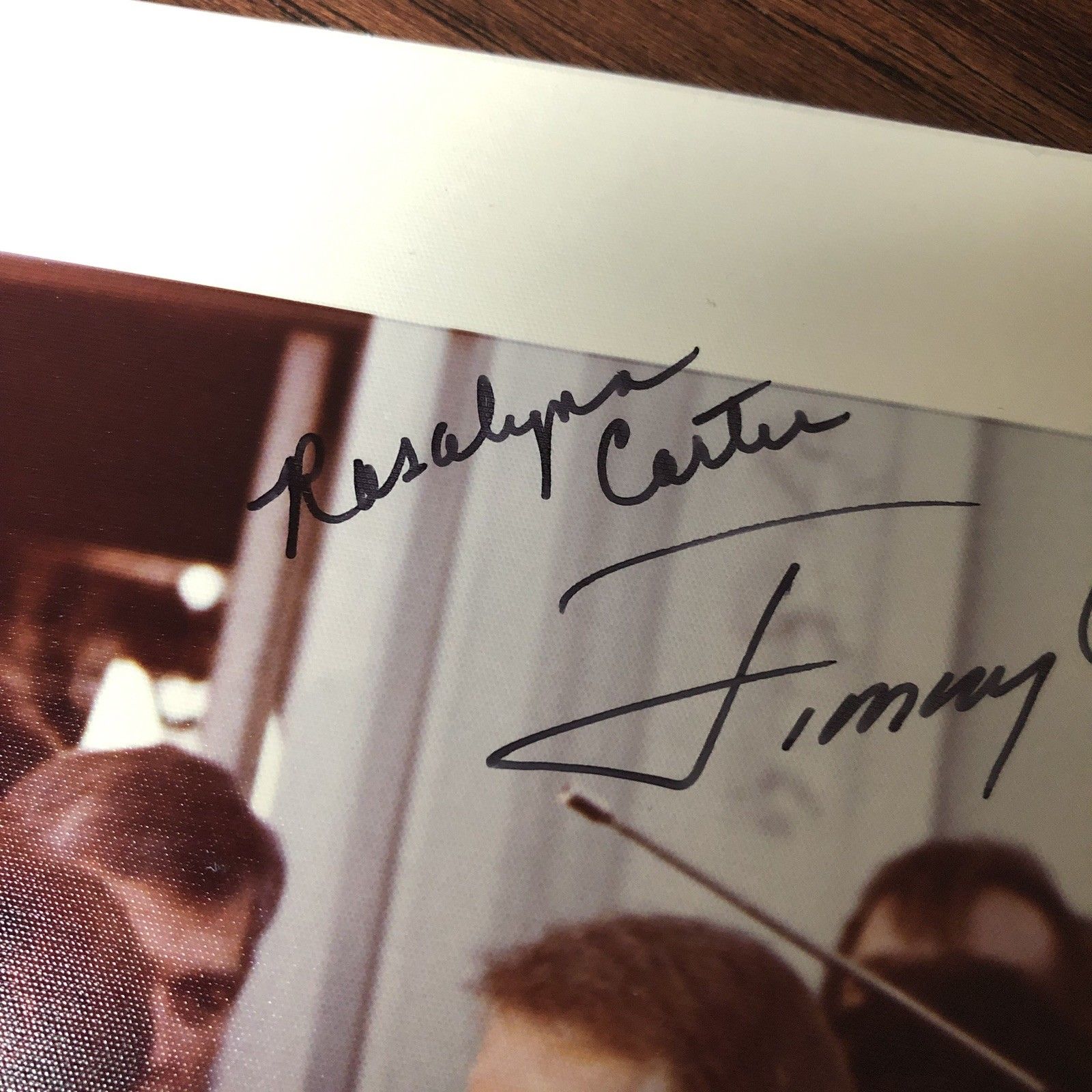 Jimmy & Rosalynn Carter * Gerald & Betty Ford * Autograph Photo Signed PSA/DNA