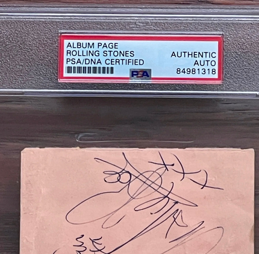 ROLLING STONES * PSA * AUTOGRAPHS Jagger Jones Richards Watts SIGNED * Orbison