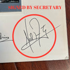 BUZZ ALDRIN * JSA * Autograph Foil Art Etching With Quotation Signed * Apollo 11