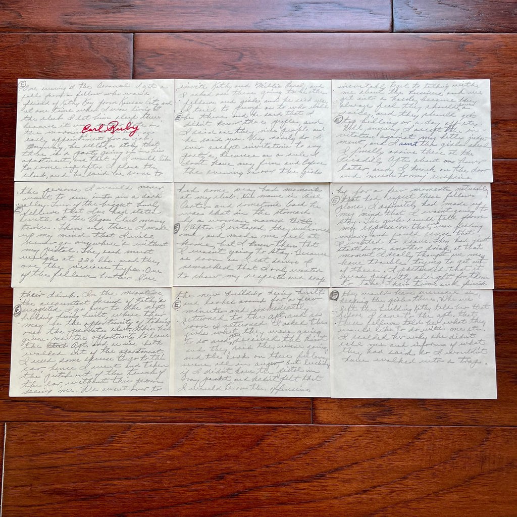 JACK RUBY * PSA * AUTOGRAPH Notes Why He Had Pistol to Shoot Oswald SIGNED * JFK