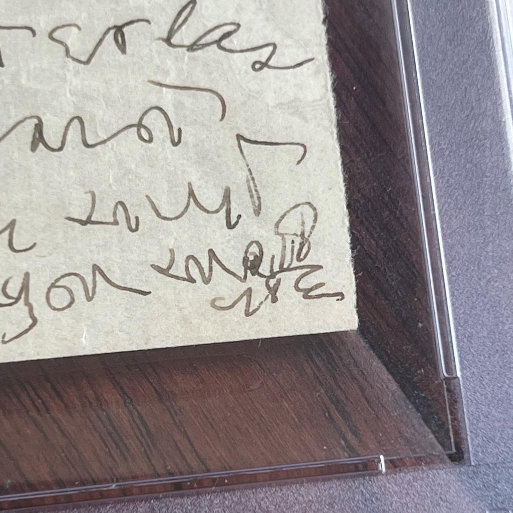 MAHATMA GANDHI * PSA/DNA * Autograph Handwritten Letter From Prison Signed