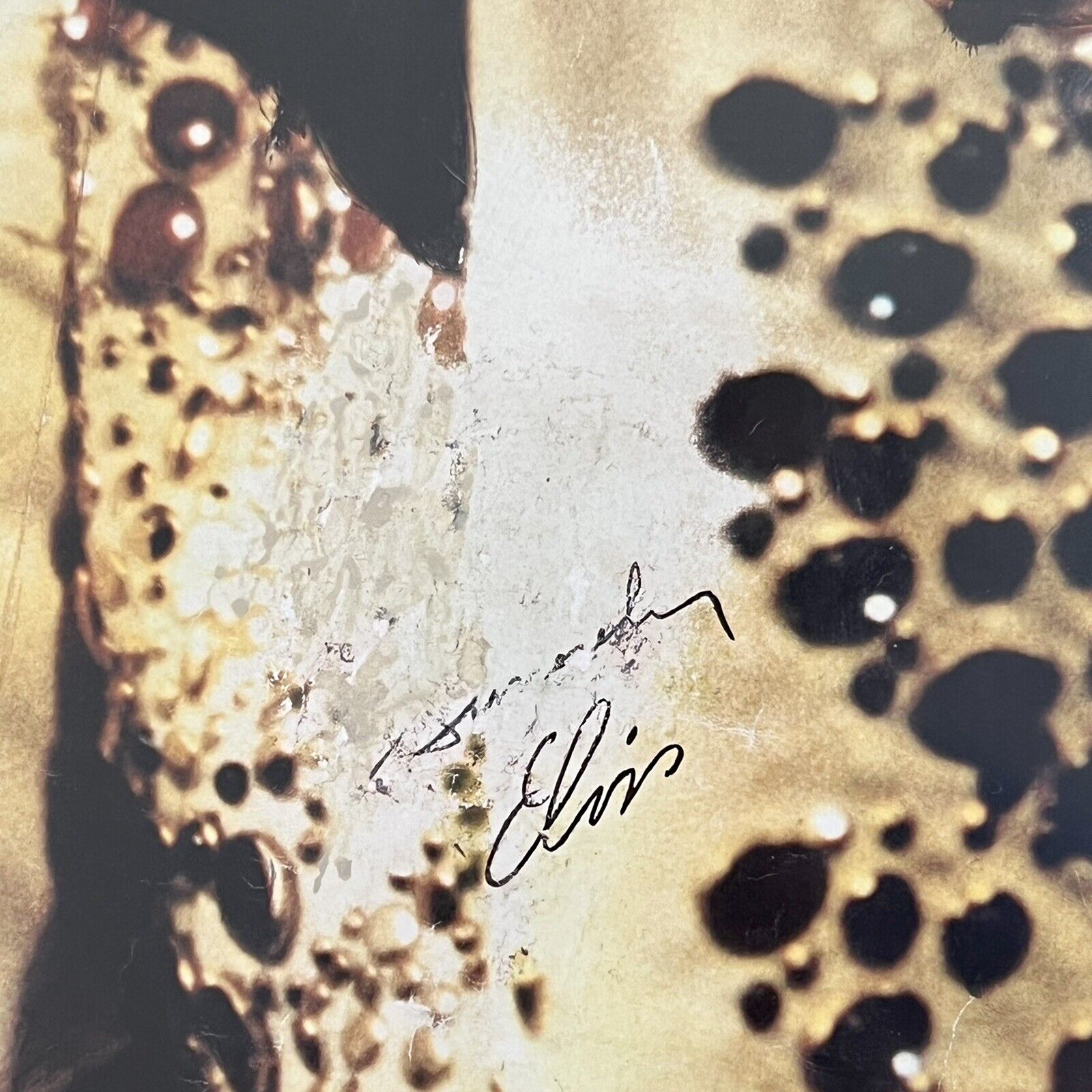 ELVIS PRESLEY * JSA & EPPERSON COA * Signed XXL Concert Poster Autograph Display