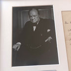 WINSTON S. CHURCHILL * JSA LOA * Authentic Handwritten AUTOGRAPH Letter SIGNED