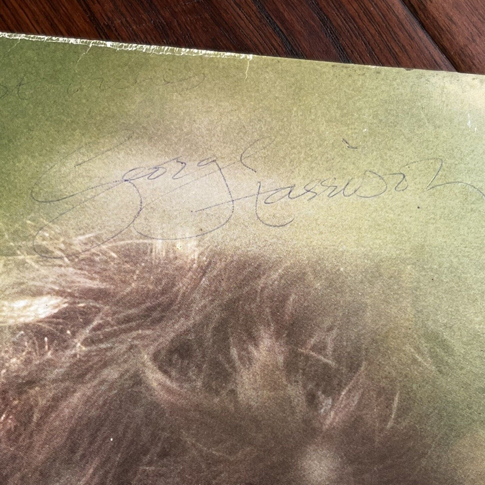 GEORGE HARRISON * PSA/DNA LOA * Autograph Self Titled LP Signed Album Beatles