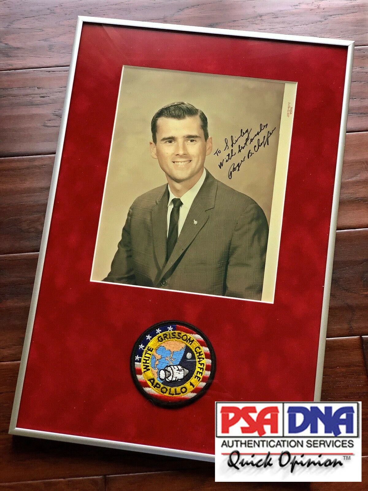 ROGER CHAFFEE * Zarelli LOA * PSA * NASA Red Number ** APOLLO 1 Autograph SIGNED