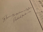 PROOF! * APOLLO 12 SPACE FLOWN SCHEMATIC SECTION * RICHARD GORDON SIGNED COA